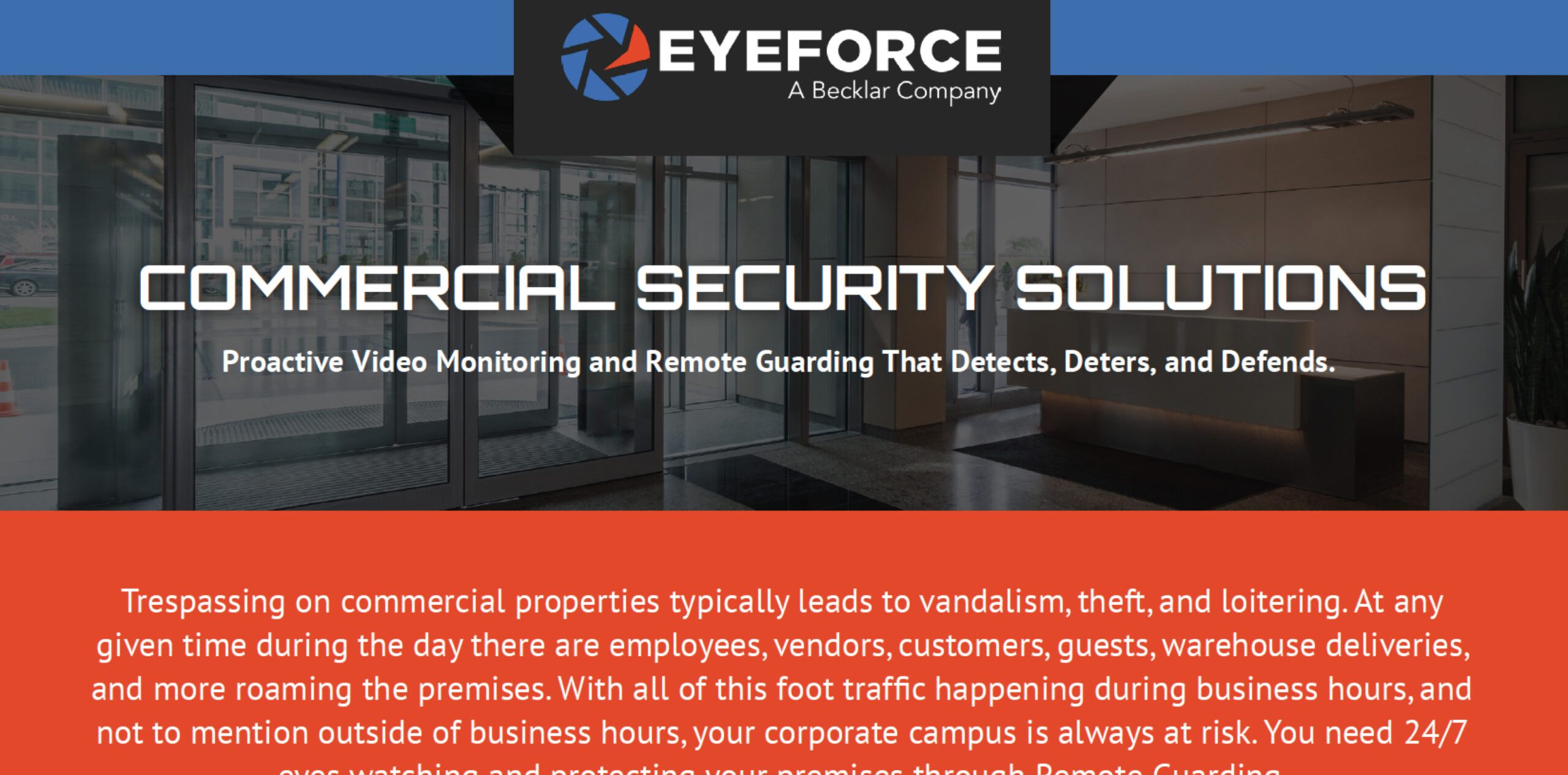 Eyeforce Video Monitoring